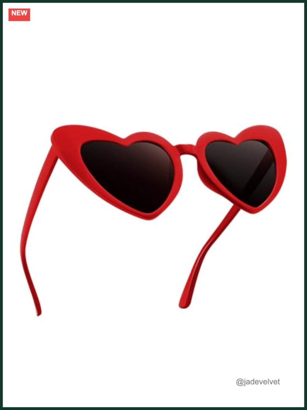 Heart Shaped Sunglasses Costume Party Favors Women's